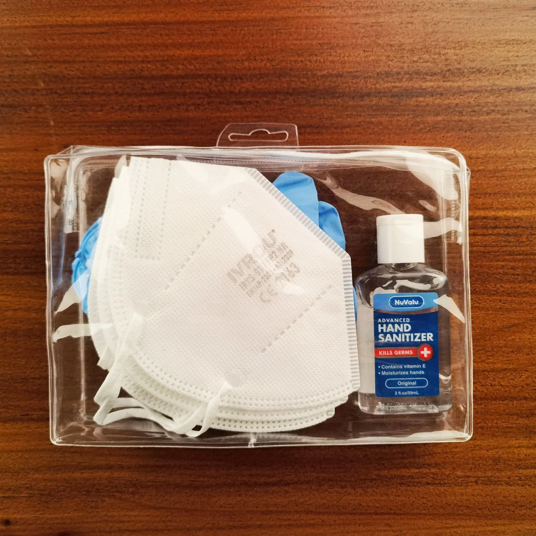 Disposable Personal Equipment Sit with Medical Clothing Protective Suit Glove FFP2 Mask