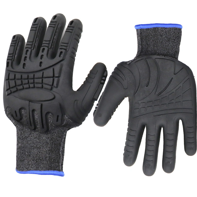 Industrial TPE Anti Impact Protection Mechanical Working Hand Safety Gloves