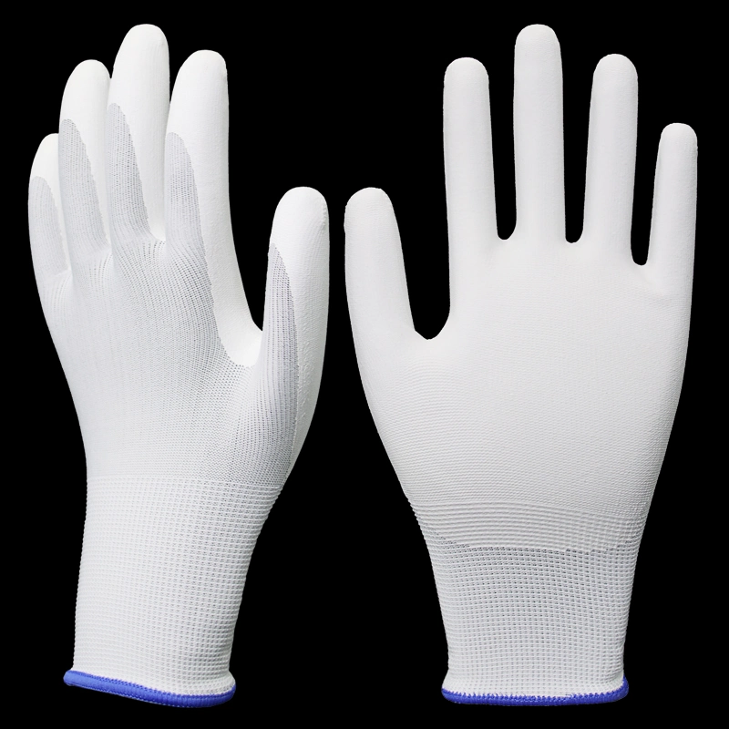 New Promotion 13G Nylon Anti Static Nitrile Coated Screen Touch Working Gloves
