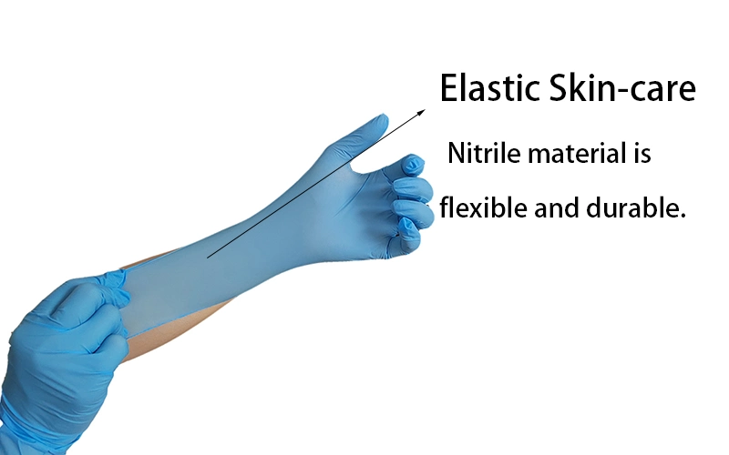 Anti-Static Ageing Resistance Powder Free Nitrile Gloves