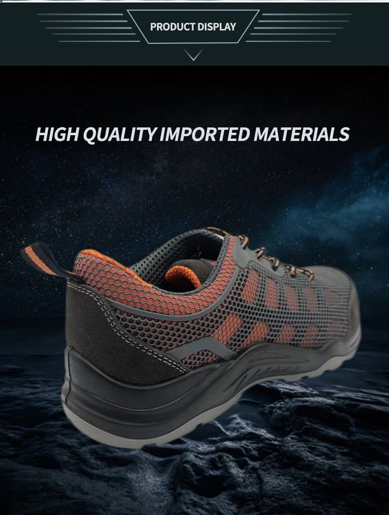 CE Fshionable Design Summer Hot Weather Steel Toe Work Boots Hot Sale Safety Shoes