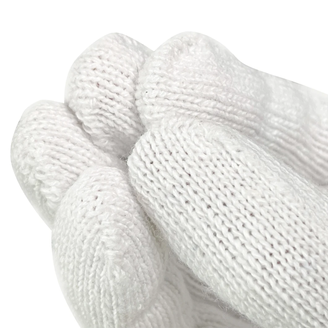 China Wholesale High Quality Cut Resistant Repair Durable Mechanics Reusable Safety Work Cotton Knitted Gloves