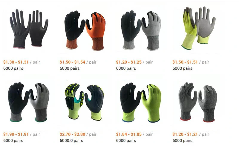 Factory Sale New Working Labour Safety Gloves Hand Made Gloves Set Firefighter Gloves