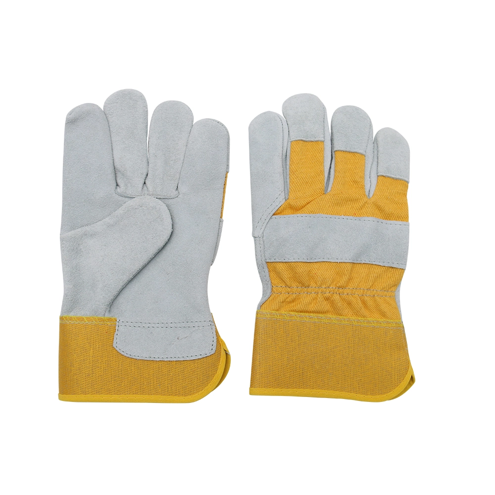 High Durable Firefighter Wear Resistant Cow Leather Fireproof Safety Work Gloves