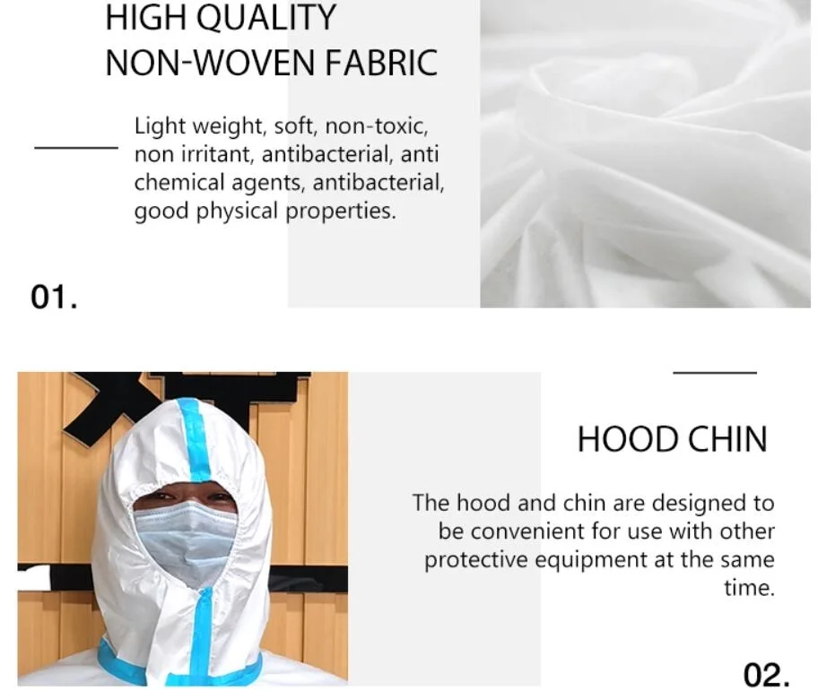 Professional Disposable Personal Protective Clothing Equipment