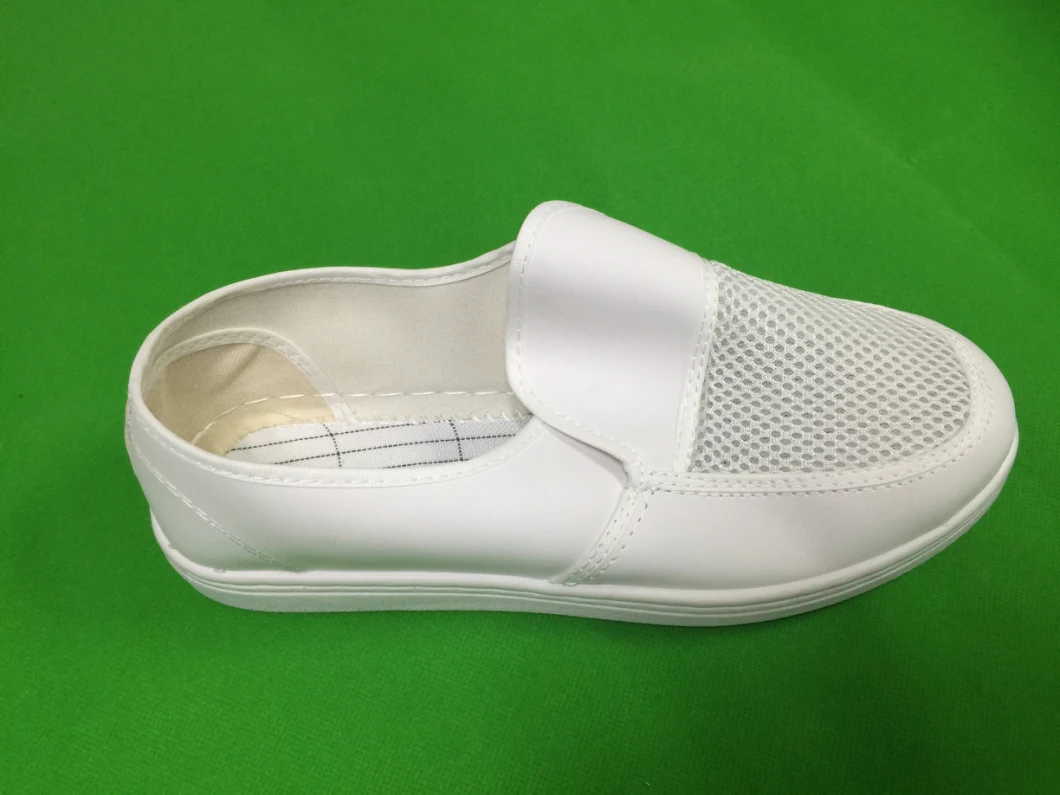 Personal Protection ESD Anti Static Safety Shoes for Clean Room Ln-1577106b PVC