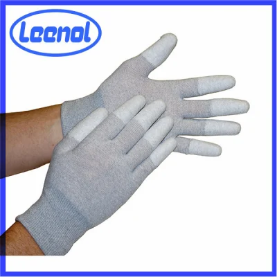 Anti-Static ESD Disposable Copper Top Coating Gloves Ln-1588004f
