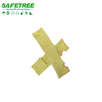 Safetree CE En388 Seamless Knitted Aramid Liner Level 5 Cut Resistant Safety Sleeves