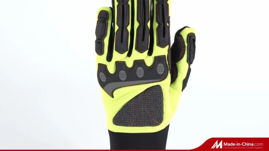 TPR Impact Pretection Mechanic Gloves