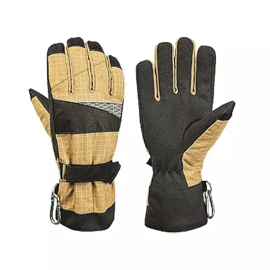 Firefighter′ S Gloves with Breathable Film Aramid Fiber and Non-Slip Silicone Materials Effectively Protect Hand Safety