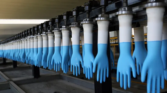 Titanfine Low Price Anti-Static White Household Nitrile Disposable Exam Gloves