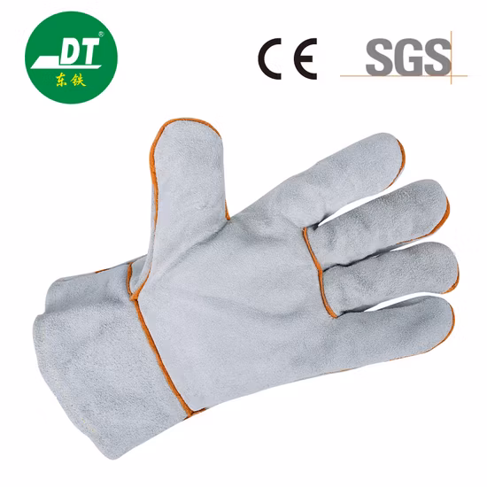 High Durable Firefighter Wear Resistant Cow Leather Fireproof Safety Work Gloves