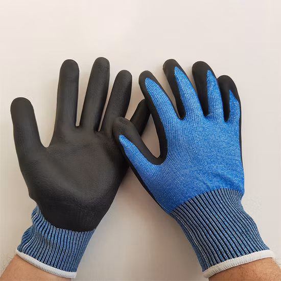Test Reported Foam Nitrile Coated En 388 4342 Cut Resistant Maxiflex Safety Work Gloves