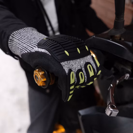 Industrial Seamless Mechanic Work Safety Labor Working Cut Resistant Protective Latex Nitrile Hand Glove