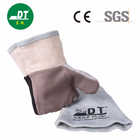 High Durable Firefighter Wear Resistant Cow Leather Fireproof Safety Work Gloves